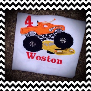 Monster Truck Birthday Shirt