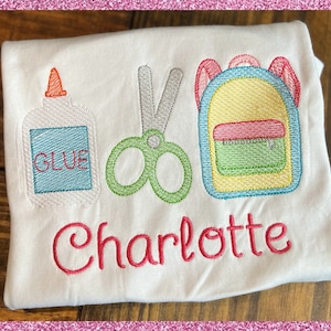 Girls Back to School Shirt