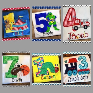 Custom Theme Birthday Shirt