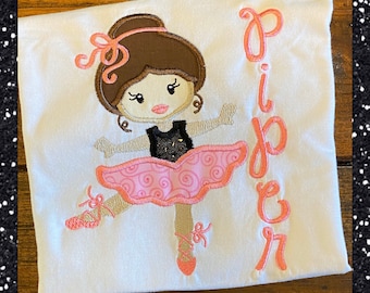 Girls Ballerina Shirt