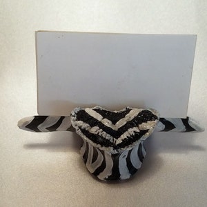 Zebra-print Vertebre-Visitenkarten-Etui