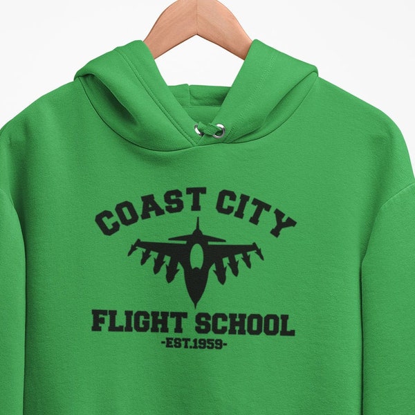 Green Lantern Hoodie / Coast City Flight School / Green Lantern Shirt / Unisex Hoodie in multiple colors and sizes up to 4XL
