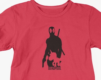 Deadpool Riding A Unicorn Rainbow T-shirt T Shirt Men Women Unisex