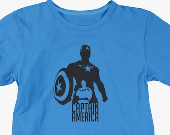 Captain America inspired T-Shirt / Captain America in traditional uniform Shirt / Adult Unisex T-Shirt available in a variety of colors
