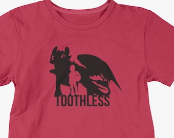 How to train your dragon T-Shirt / Toothless T-Shirt / Adult Unisex T-Shirt available in a variety of colors