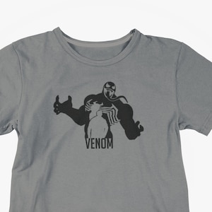 Venom Inspired Silhouette T-Shirt / Venom T-Shirt / Adult Unisex T-Shirt available in a variety of colors