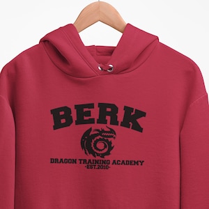 How To Train Your Dragon Hoodie / HTTYD Hoodie / Berk Dragon Training Academy Hoodie / Unisex Hoodie in multiple colors up to 4XL