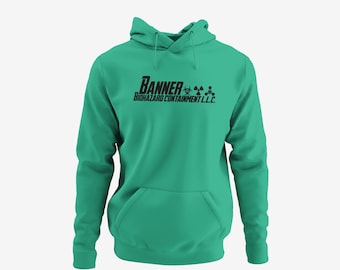 Hulk Inspired Hoodie. Banner Biohazard Containment. Sizes up to 6XL + 4XLT , 20+ colors