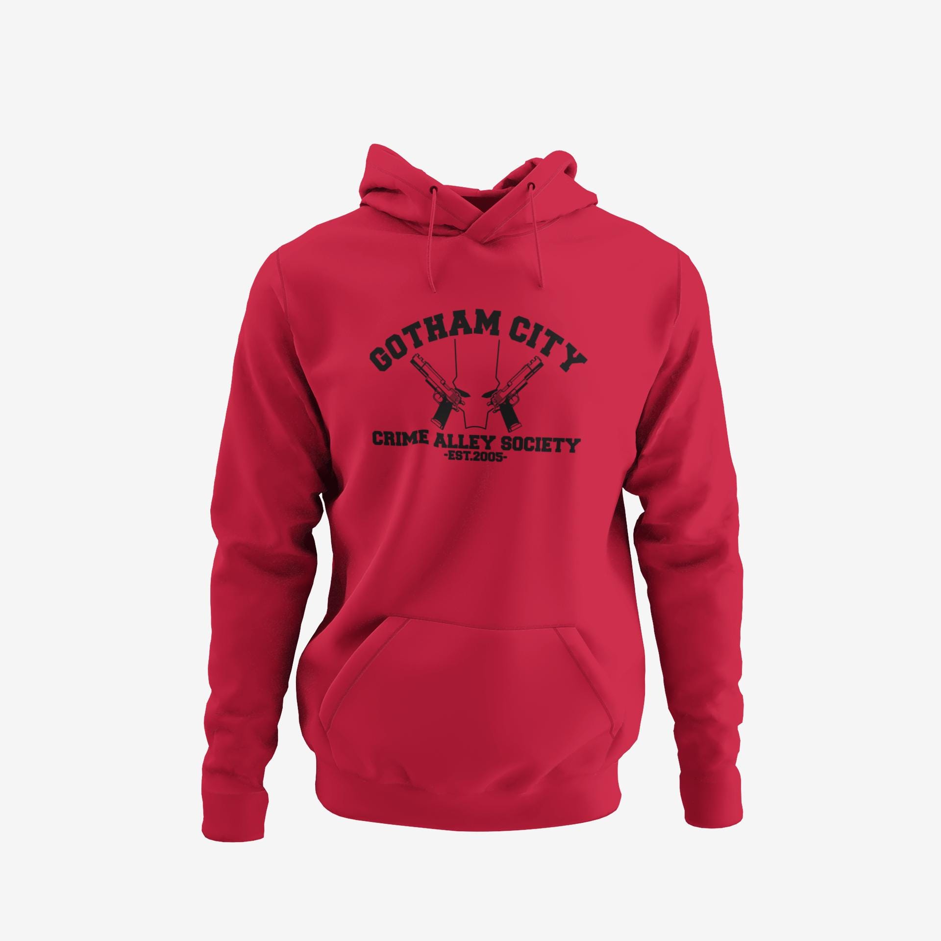 Gotham City Red Hood Hoodie - Jason Todd Inspired Adult Unisex