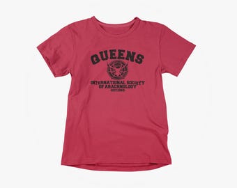 Spider-Man Inspired Shirt, Queens Arachnology Society. Adult Unisex S-5XL, Multiple Colors