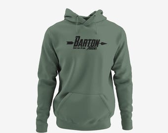 Hawkeye Hoodie: Barton Arrows, Adult unisex, 20+Colors, Up to 6XL + 4XLT