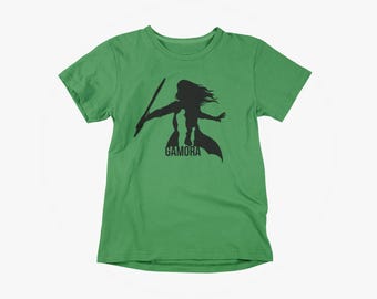 Gamora Shirt: Silhouette Design - Adult Unisex S-5XL, Multiple Colors
