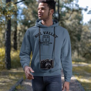 Back to the Future Inspired hoodie. Hill Valley Science Club. Adult Unisex. 20+ colors up to 6XL + 4XLT image 4