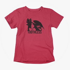 Toothless inspired Dragon Tee: Adult Unisex S-5XL, Multiple Colors