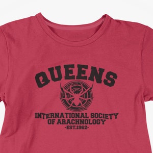 Spider-Man inspired shirt / Spider Man Queens Arachnology Society Shirt /  Unisex T-Shirt available in a variety of colors