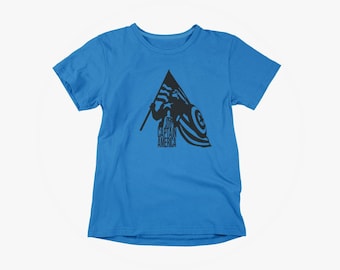 Captain America inspired Shirt: Silhouette Style - Adult Unisex S-5XL, Multiple Colors