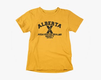 Wolverine inspired T-Shirt Alberta Accelerated Healing Society Adult Unisex S-5XL, Multiple Colors