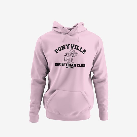 Ponyville Adult Hoodie - My Little Pony Inspired, Multiple colors up to 6XL + 4XLT . 80's style.