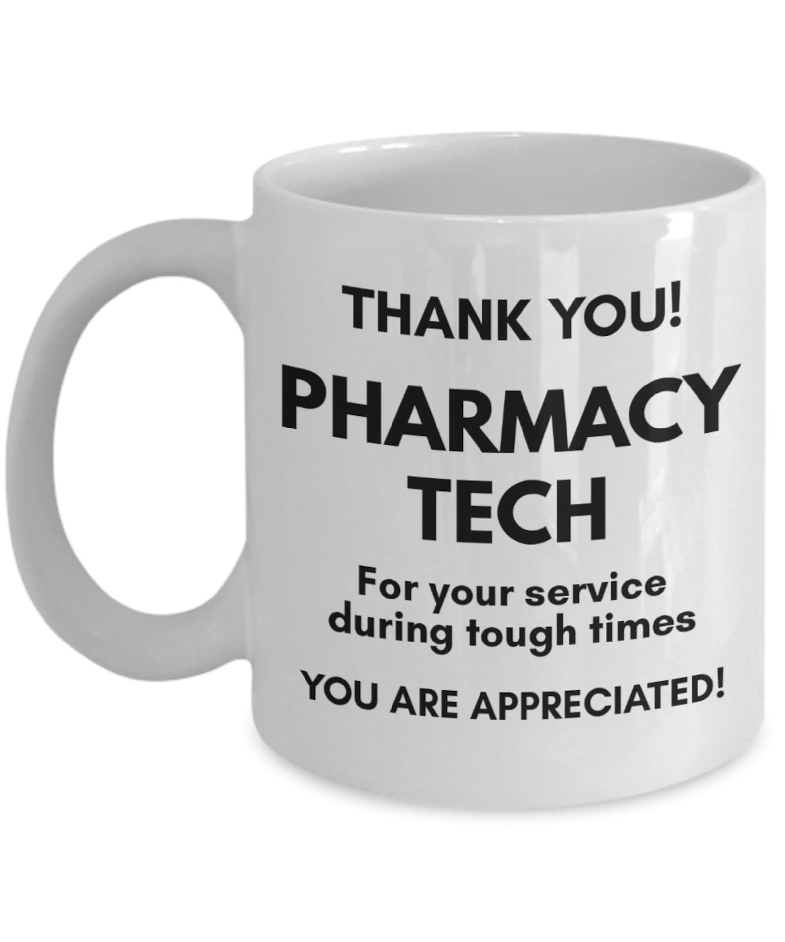 Pharmacy Technician Tech Mug Thank You Appreciation Gift Etsy