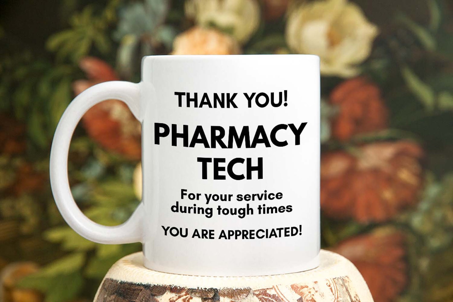 Pharmacy Technician Tech Mug Thank You Appreciation Gift Etsy