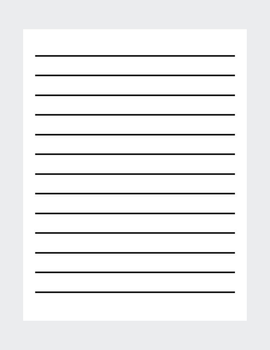 Low Vision Paper 8.5 x 11 Notebook for Visually Etsy