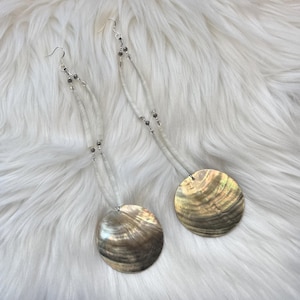 Coastal Auntie, handmade Indigenous beaded earrings