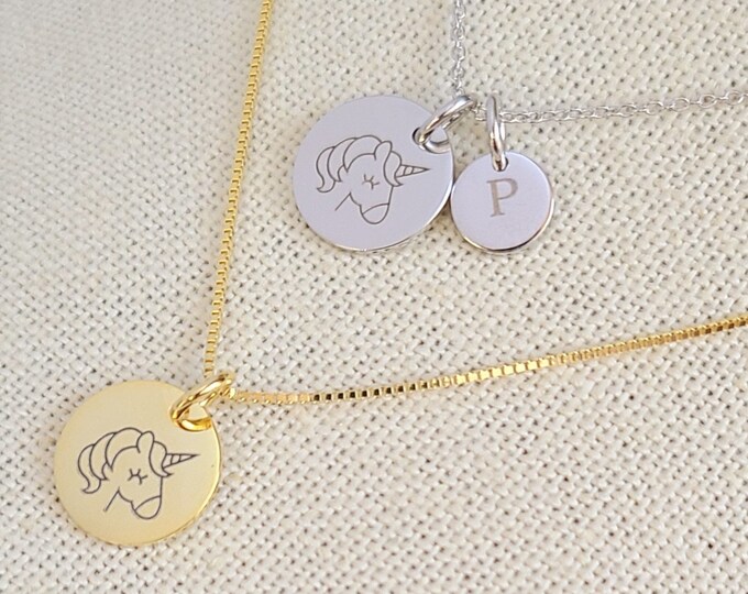 Dainty Unicorn, Silver Necklace for Girl, Unicorn Necklace, Butterfly Necklace, Elephant Necklace, Silver Necklace for Girl Daughter Sister