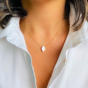 Hamsa Necklace, Opal Hamsa Necklace, White Opal Necklace for Women, Fatima Hand, Hamsa Jewelry, Blue Hamsa, Gold Silver Hamsa, Hand of Hamsa