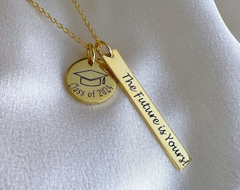 Personalized Graduation Necklace, made with solid High Quality 925 Sterling Silver