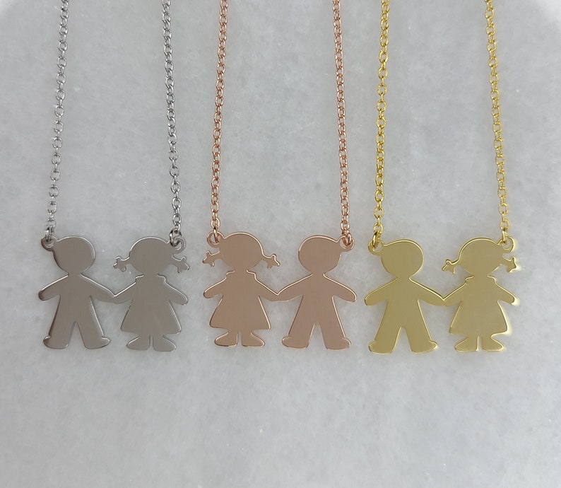 Personalized Necklace for Mom, Jewelry for Mom, Mom Boy Girl Necklace, Children Necklace, Mom Mother Grandma Grandmother Necklace Kids Names image 3