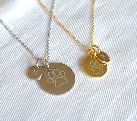 Collana Personalizzata Con Zampa Di Cane Con Nome Gioielli - Foto 11