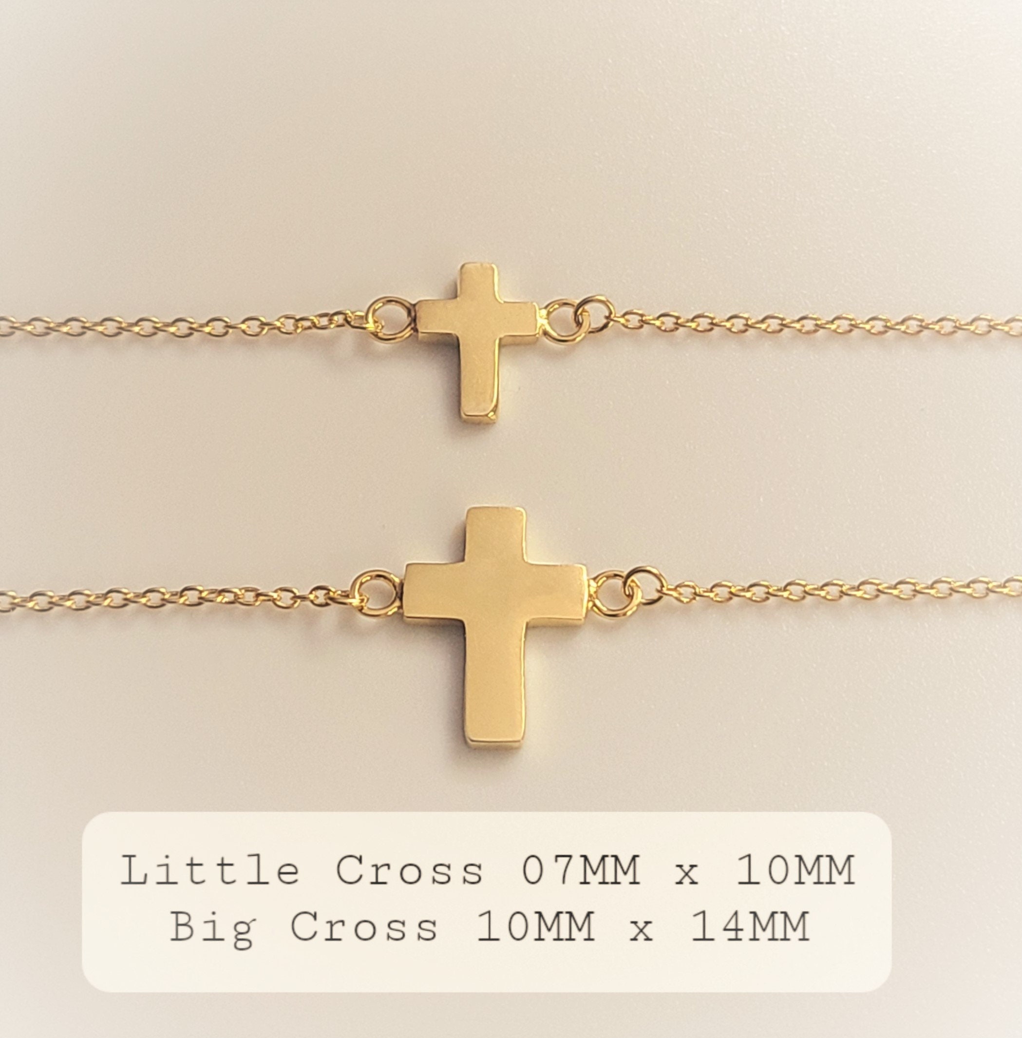Ladytree Sterling Silver Layered Chain Cross India | Ubuy