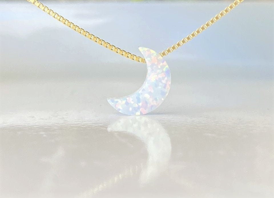 925 silver jewelry opal moon pendant| Alibaba.com