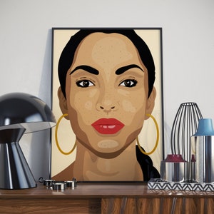 Sade Inspired &quot;Smooth Operator&quot; Poster Art Print