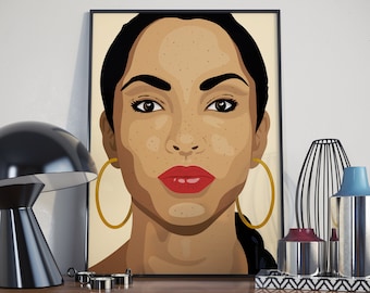 Sade Inspired "Smooth Operator" Poster Art Print