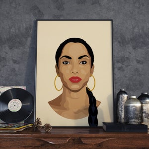 Sade Inspired &quot;Smooth Operator&quot; Poster Art Print