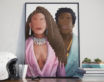 Beyonce and Jay-Z Inspired "The Carters" Poster Art Print