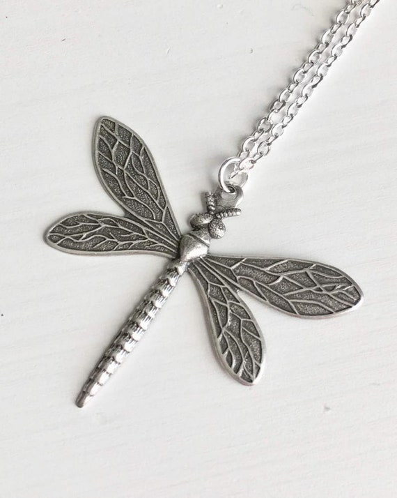 Game of Thrones Sansa Stark Vintage Dragonfly Pendant Necklace | Etsy