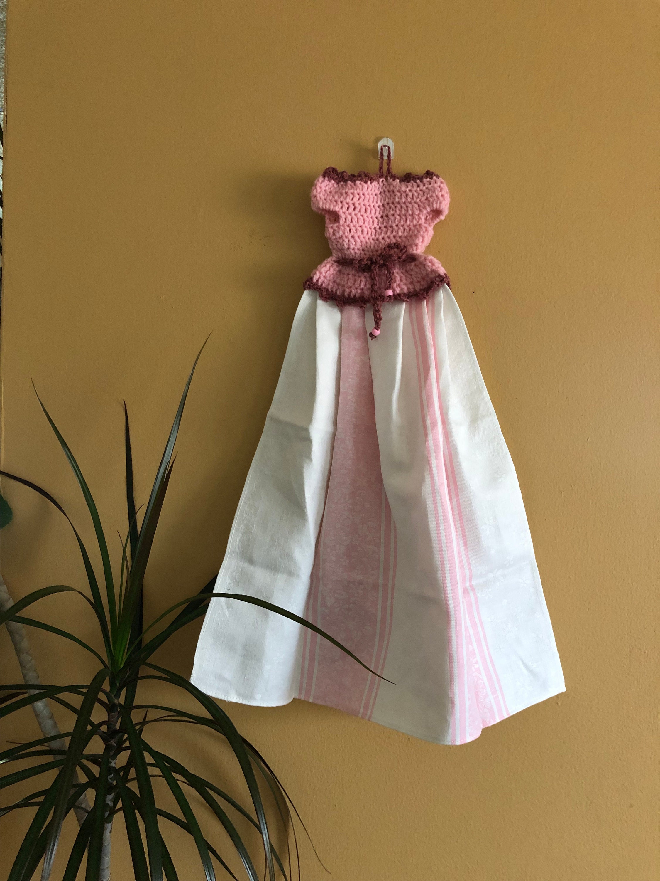 Handmade dress dish towels affordable gifts set of 2 Etsy