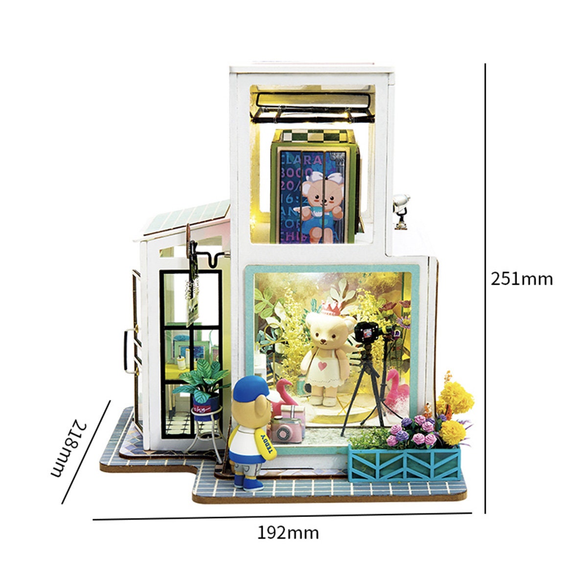 DIY Dollhouse Miniature with Furniture DIY Wooden Dollhouse Sound of the Sea