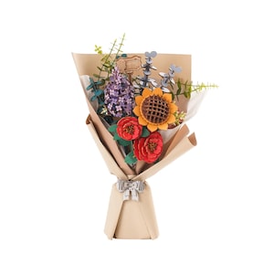 Hands Craft DIY 3D Wooden Puzzle | Flower Bouquet