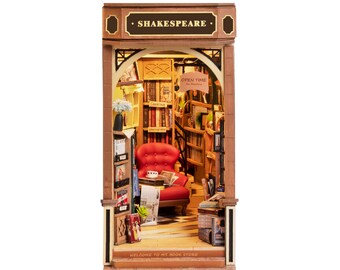 DIY Miniature Kit Book Nook: Bookstore