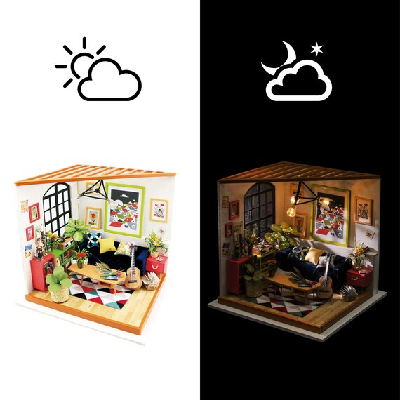 DIY Bedroom Miniature Soho Insert Showcase Doll House - China DIY