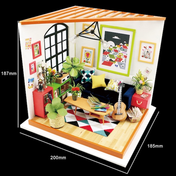 DIY Bedroom Miniature Soho Insert Showcase Doll House - China DIY