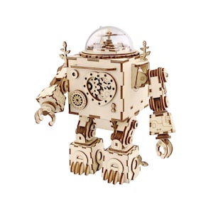 Hands Craft DIY 3D Wooden Puzzle Music Box Craft Making Kit: Orpheus (AM601)