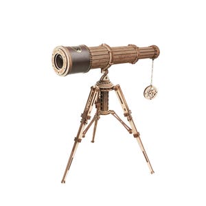 Hands Craft DIY 3D Wooden Puzzle: Monocular Telescope