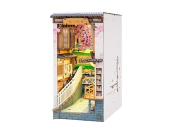 DIY Miniature Kit Book Nook: Sakura Tram (TGB01) by Hands Craft