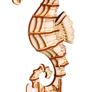 3D Wood Puzzle Bundle Sea Animals DIY shark seahorse angelfish ocean life TG2B2 by Hands Craft image 5