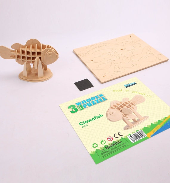 Rompecabezas de madera 3D: manualidades para de - Etsy España