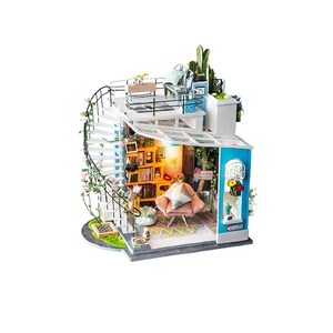 Kit DIY diorama de bibliothèque - Sunshine town par Hands Craft